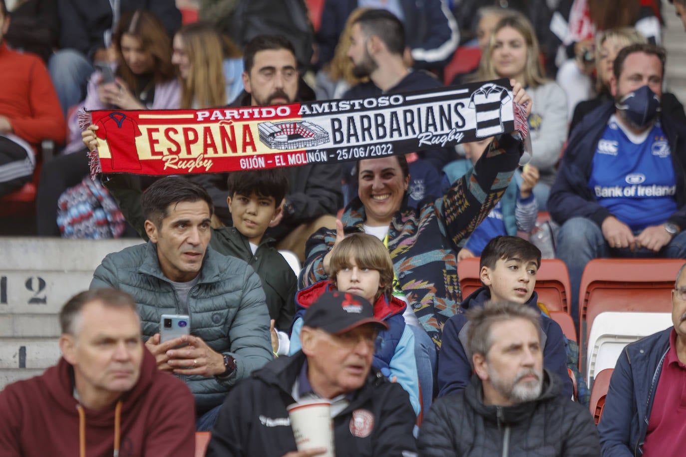 Fotos: Las mejores imágenes del rugby entre Barbarians y España