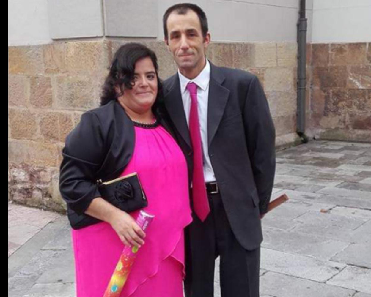 Sonia Areces y Julio Fernández, los novios vaqueiros. 