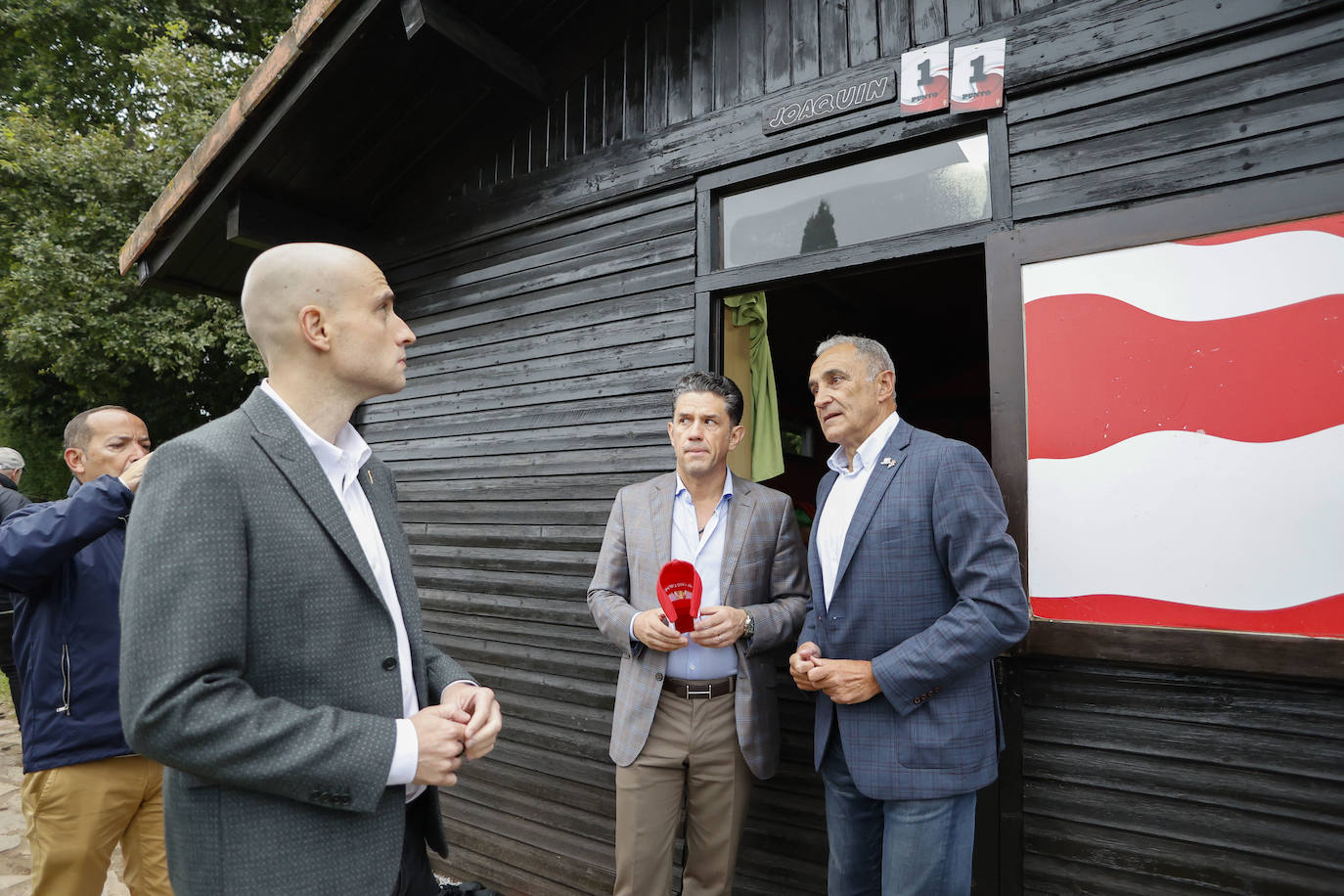 Fotos: El nuevo presidente del Sporting visita Mareo