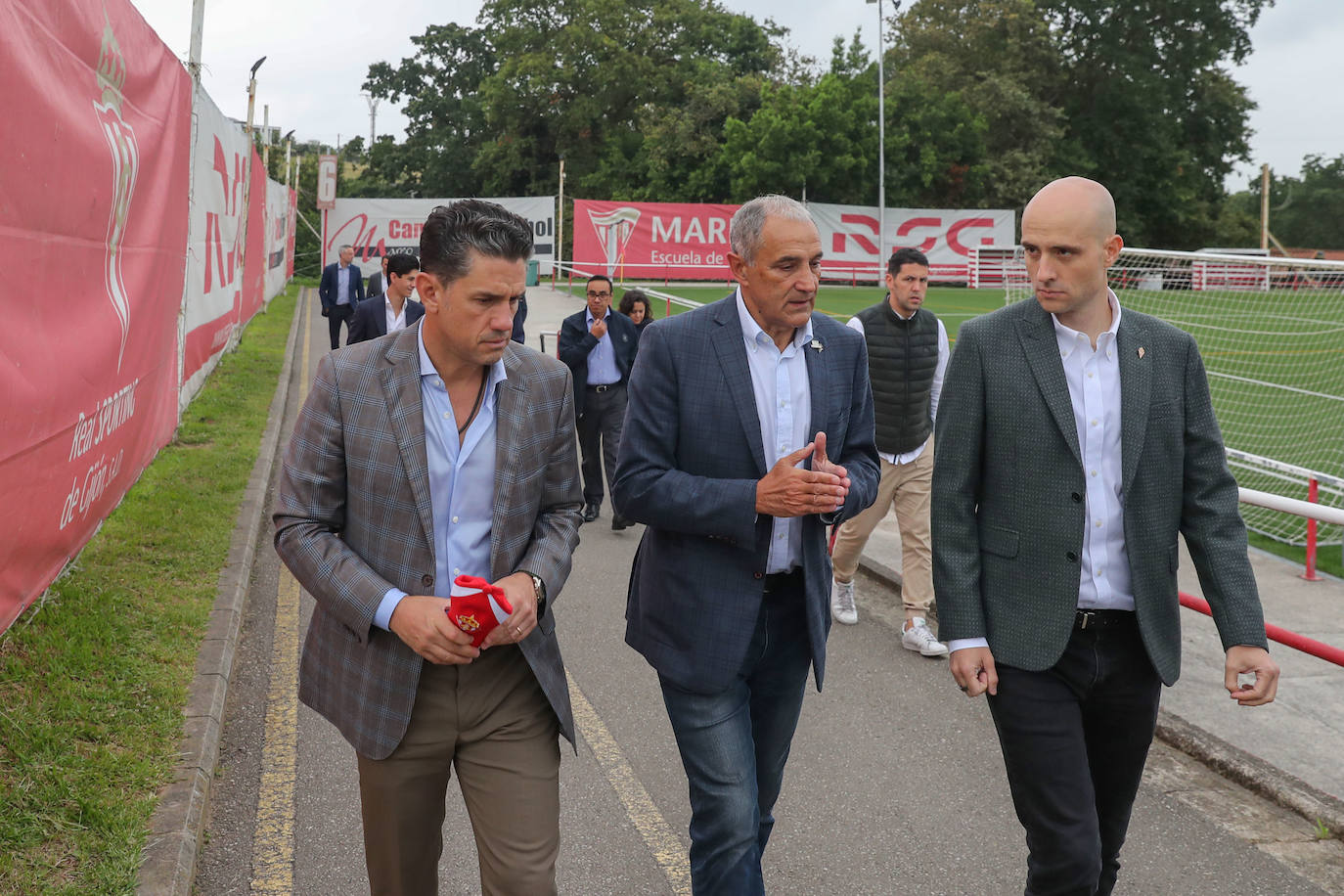 Fotos: El nuevo presidente del Sporting visita Mareo