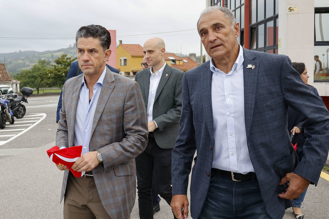 Fotos: El nuevo presidente del Sporting visita Mareo