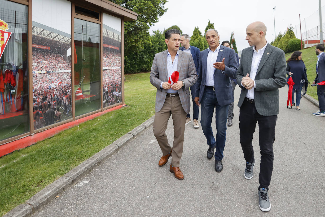 Fotos: El nuevo presidente del Sporting visita Mareo