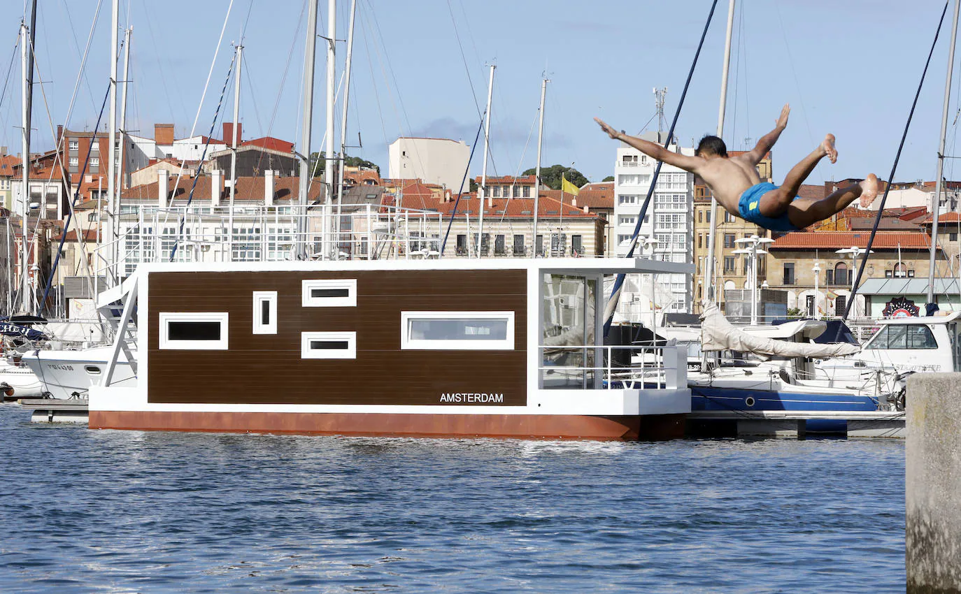 Una casa flotante en Gijón | El Comercio: Diario de Asturias