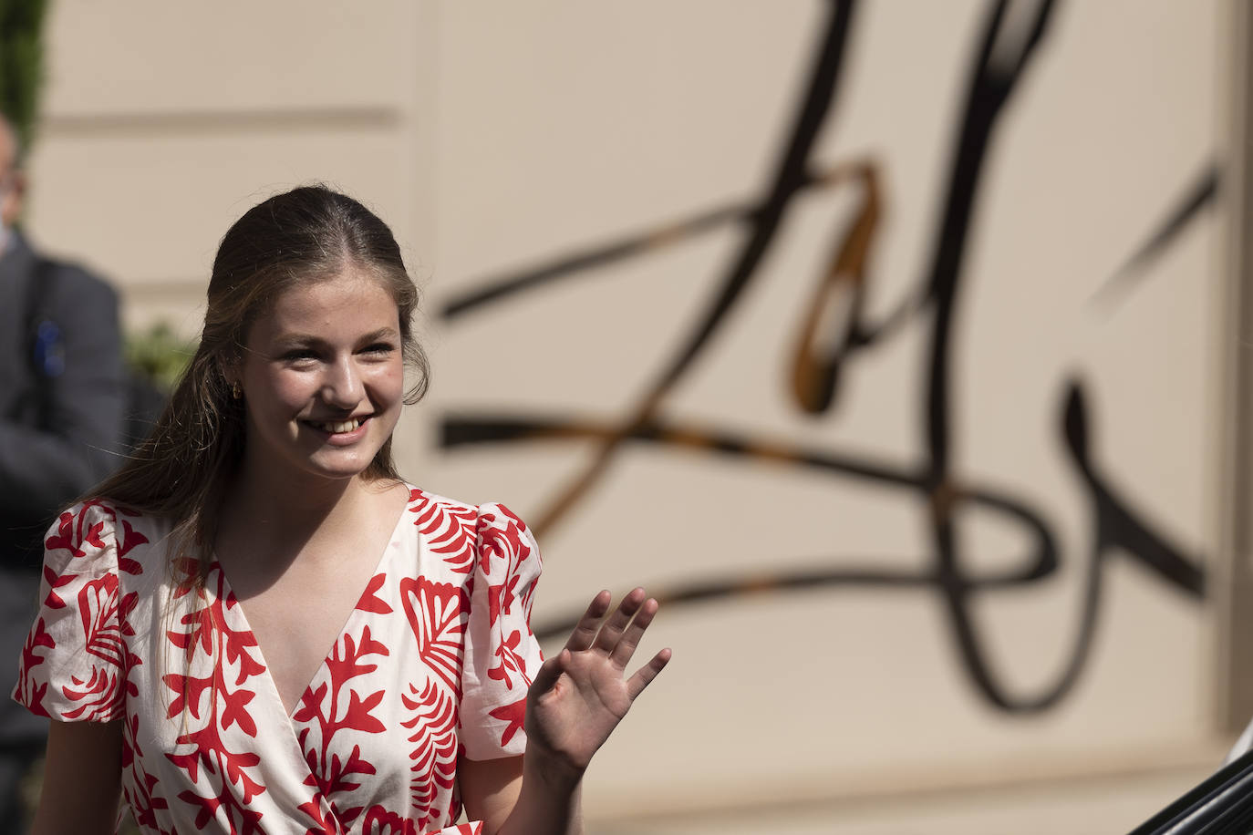 Los Reyes, la princesa Leonor y la infanta Sofía visitan Cataluña con motivo de la entrega de los premios de Fundación Princesa de Girona. Esta ha sido la primera vez que la heredera de la Corona ha visitado la provincia.