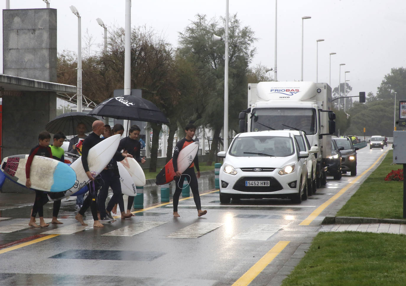 Fotos: El Muro vuelve al tráfico en doble sentido