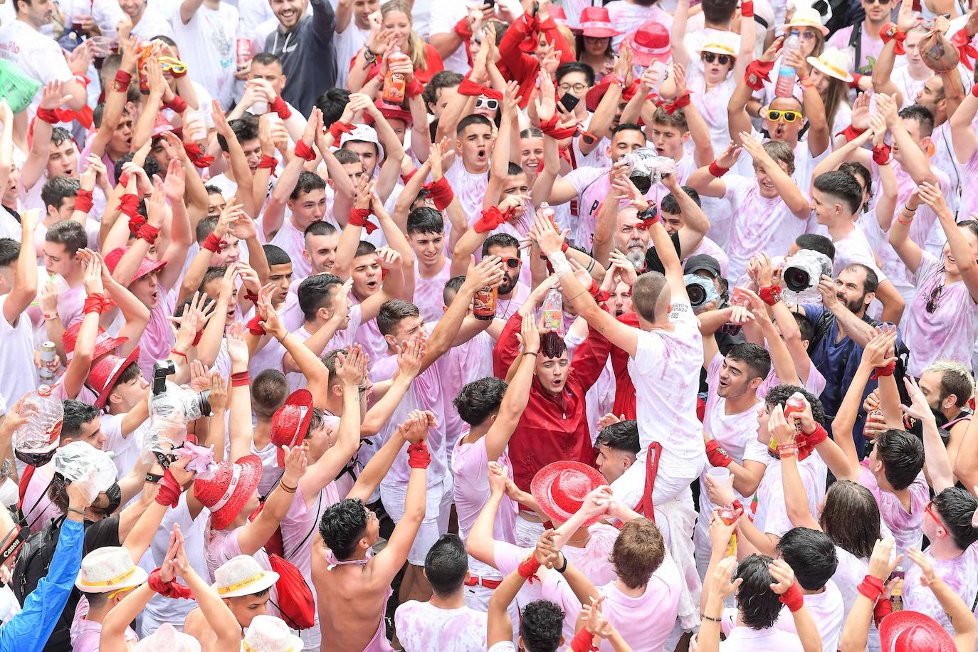 San Fermín 2022: chupinazo de Unzué en Pamplona contra la ELA