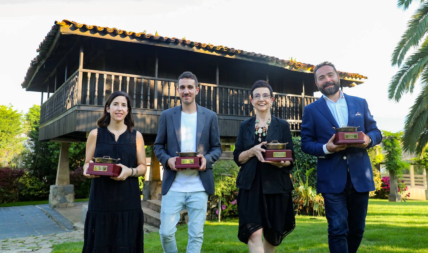 Carme Ruscalleda, La Pondala, Xune Andrade y Borja Cortina agigantan el palmarés de los premios anuales de 'Yantar'. Este lunes fueron los protagonistas indiscutibles de la gran fiesta de la gastronomía asturiana