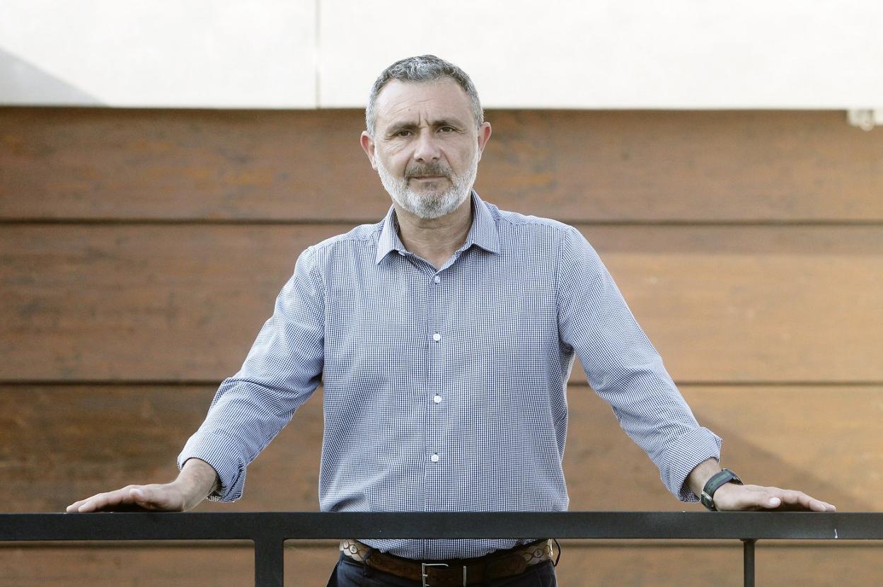 Luis Díaz, en el edificio de Gijón Impulsa del Parque Científico y Tecnológico. 