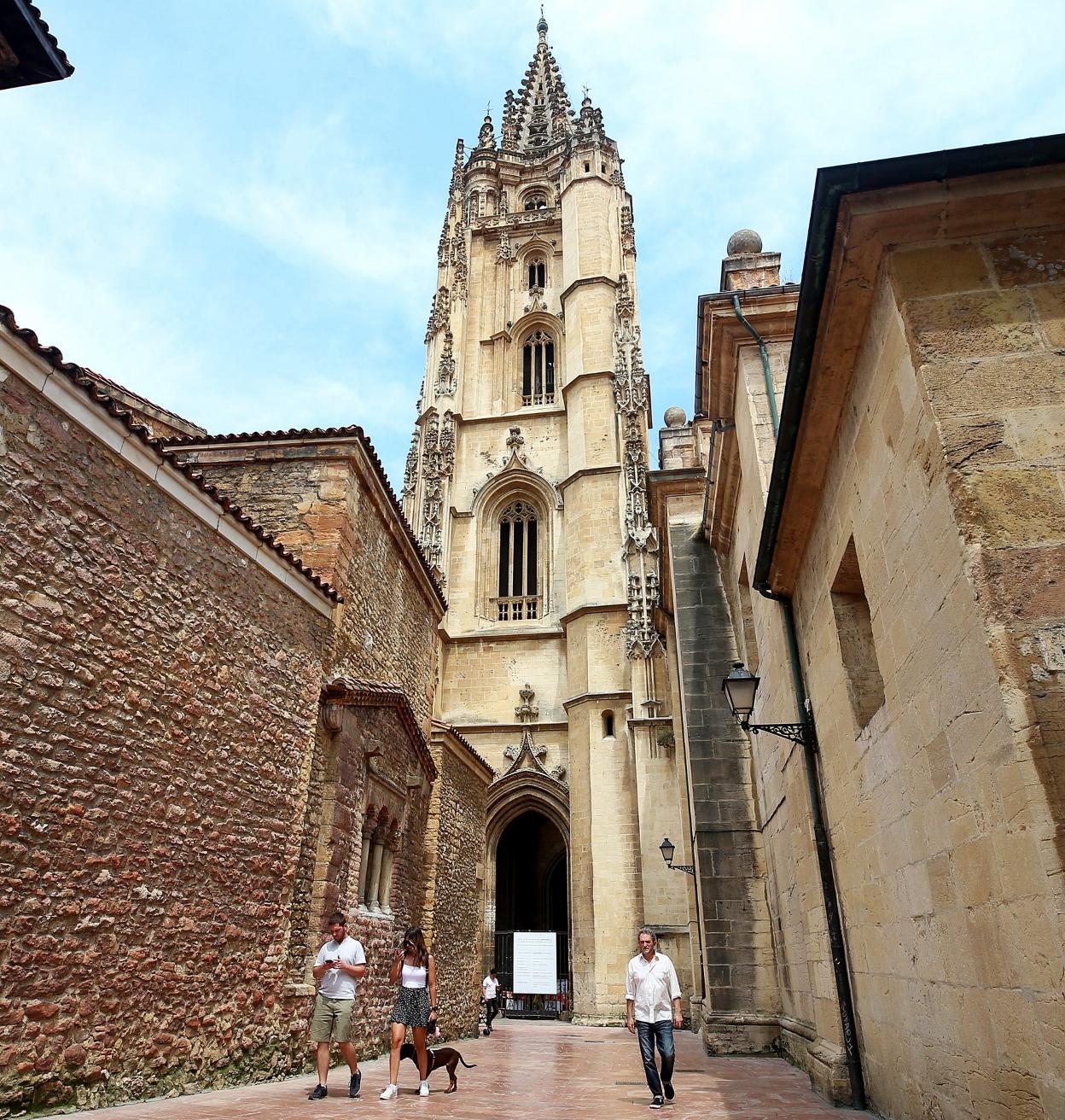 La torre de la Catedral, ya sin andamios. 