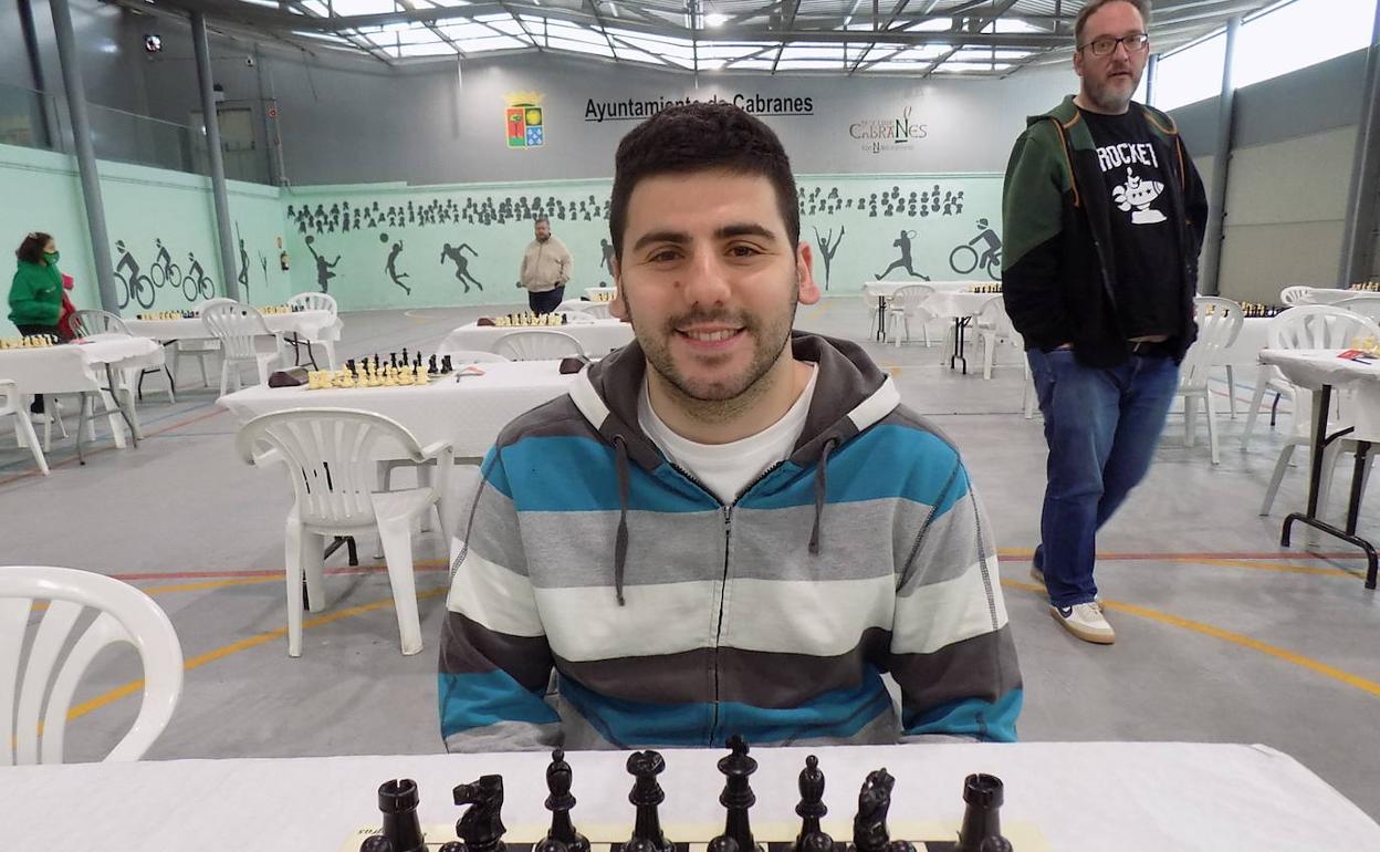 El maestro internacional cántabro Enrique Tejedor, primer español del ránking. 