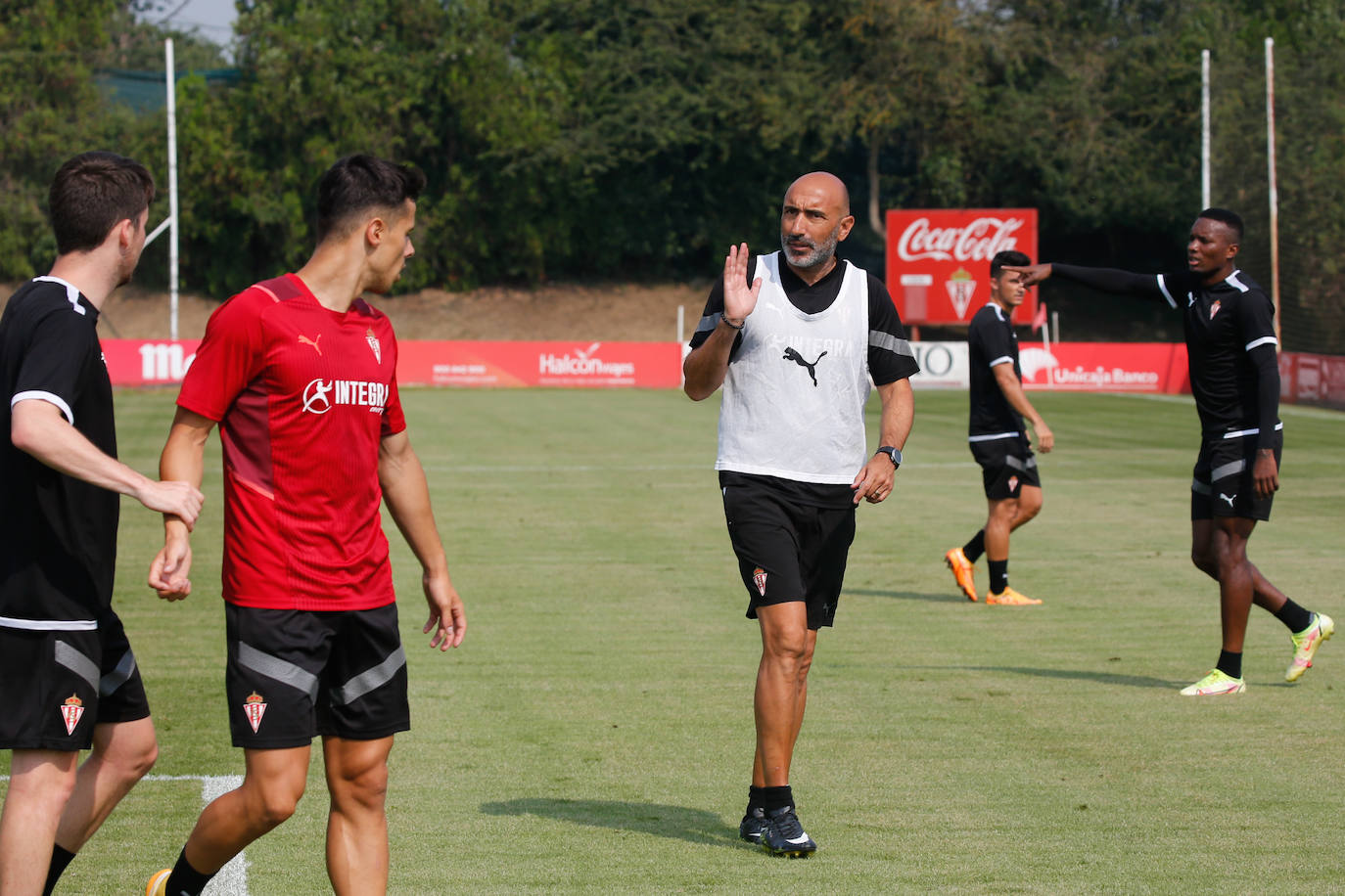 Fotos del Sporting: Partidillo de entrenamiento con mucha expectación