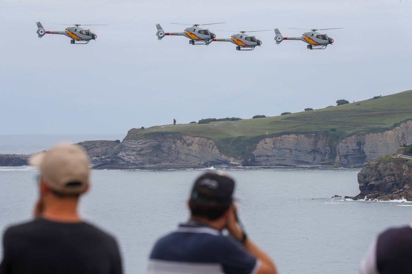 Fotos: Gijón ya disfruta del espectáculo del cielo