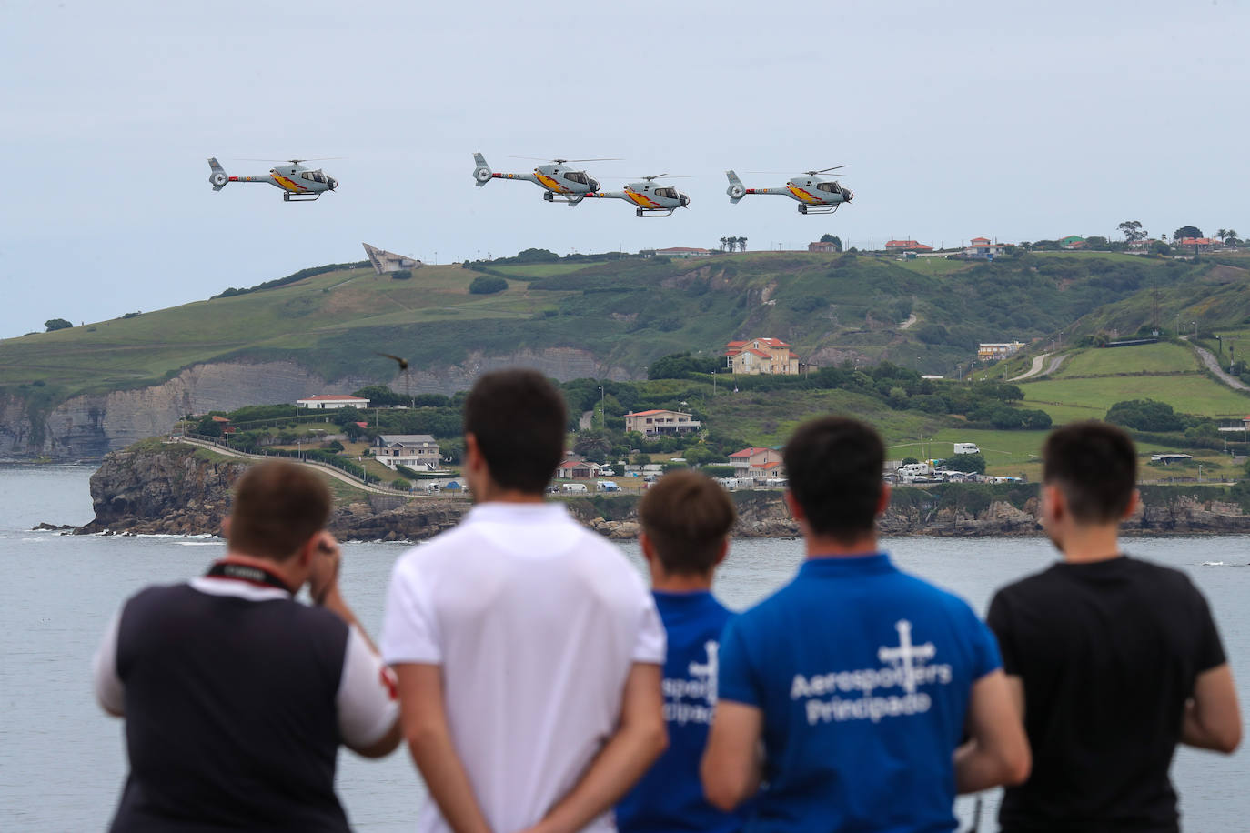 Fotos: Gijón ya disfruta del espectáculo del cielo