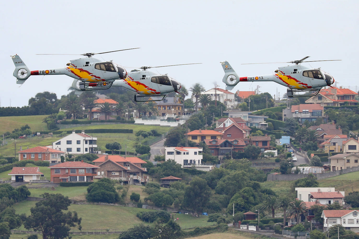 Fotos: Gijón ya disfruta del espectáculo del cielo