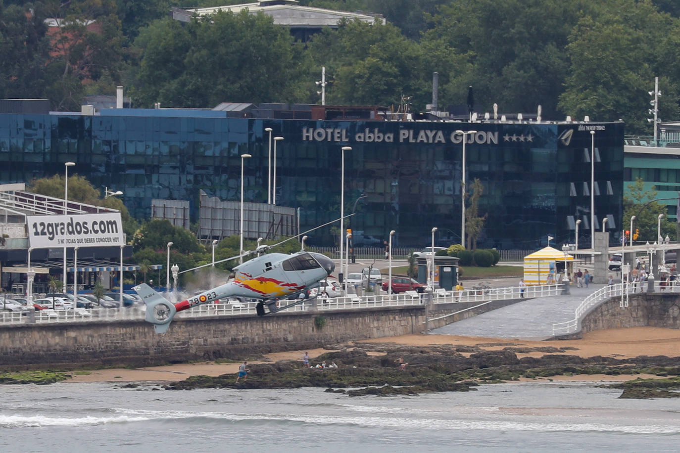 Fotos: Gijón ya disfruta del espectáculo del cielo