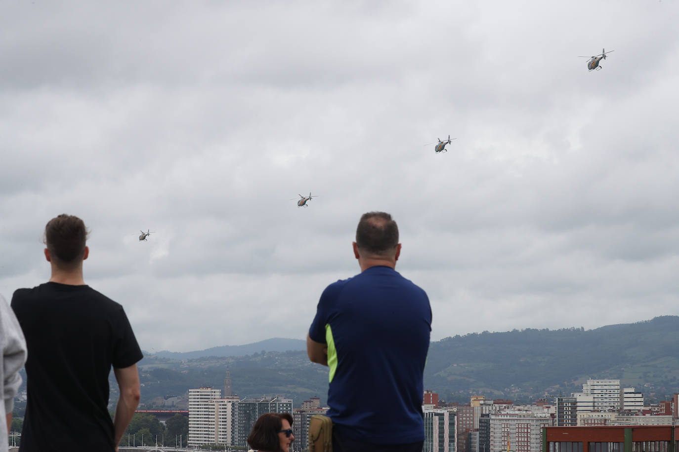 Fotos: Gijón ya disfruta del espectáculo del cielo