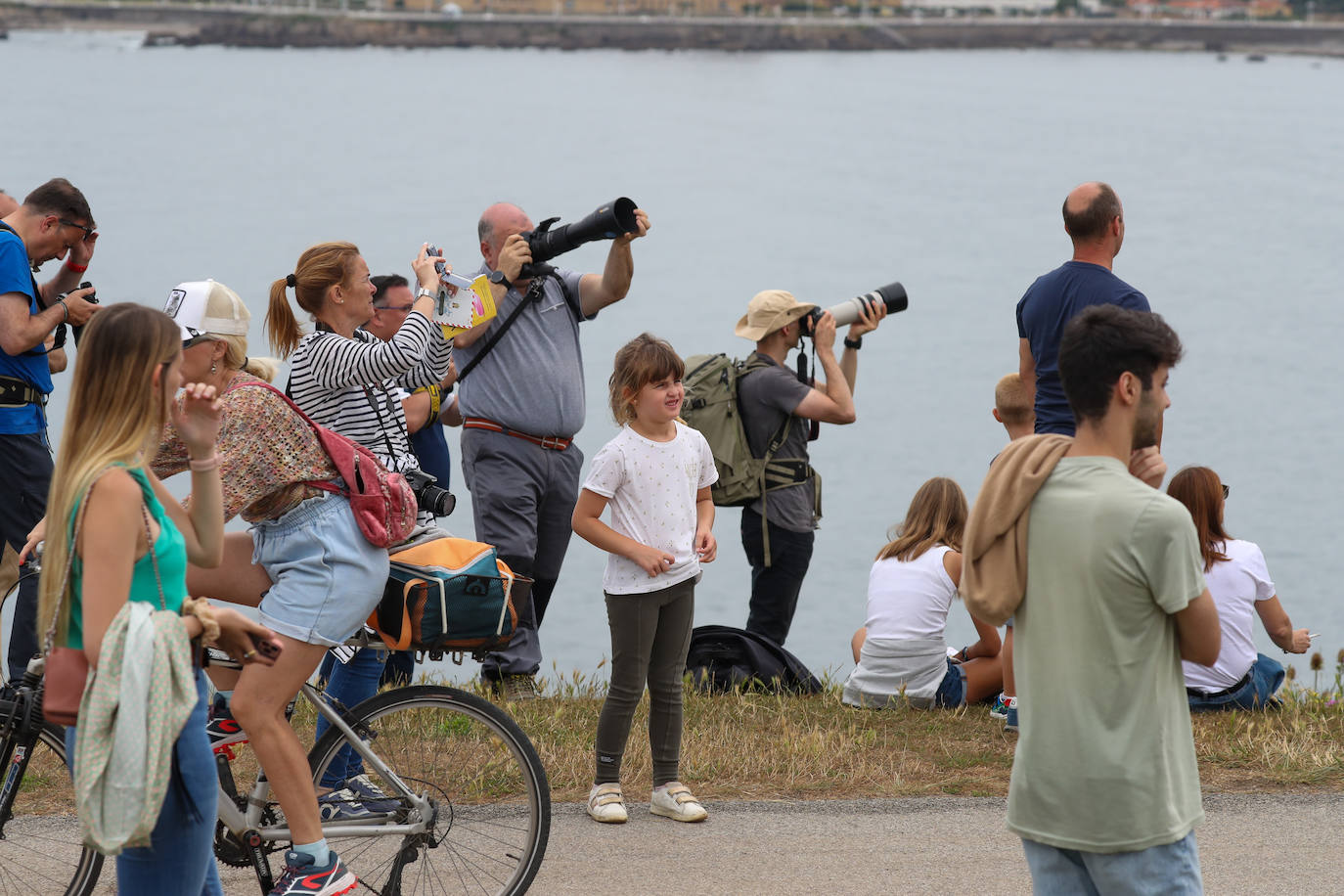 Fotos: Gijón ya disfruta del espectáculo del cielo