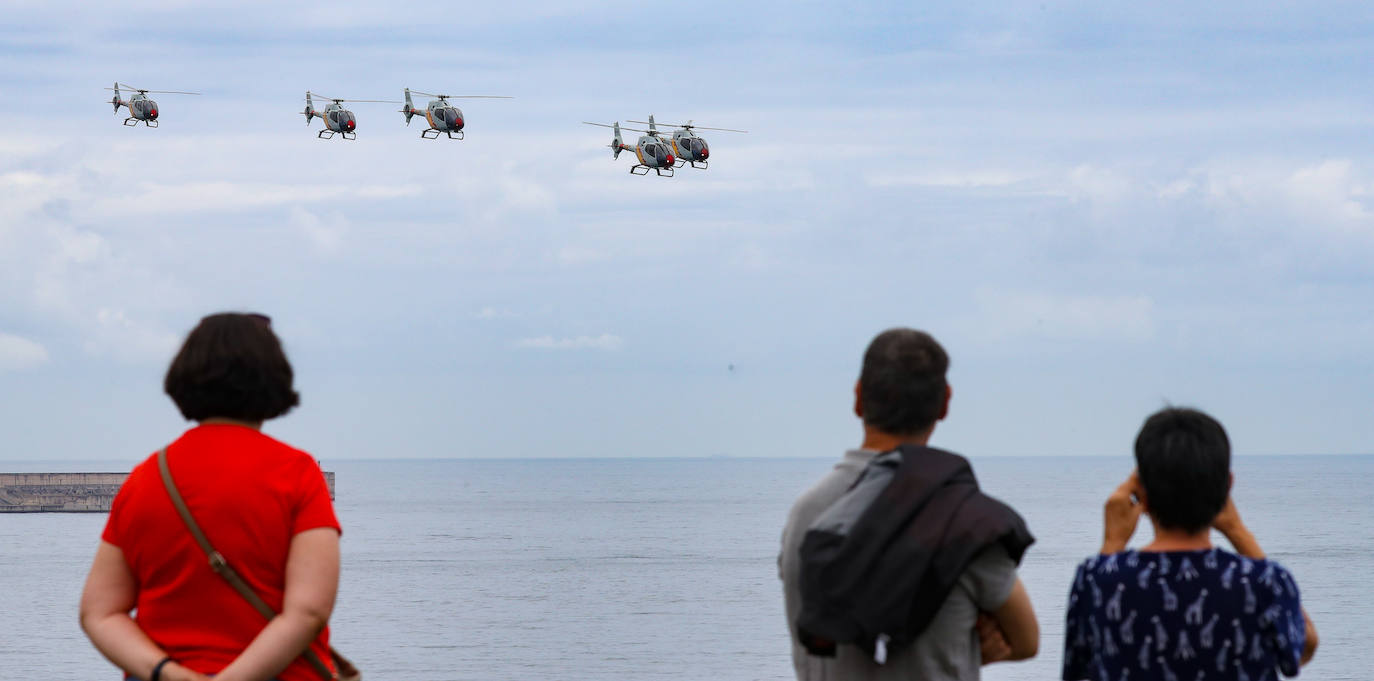 Fotos: Gijón ya disfruta del espectáculo del cielo