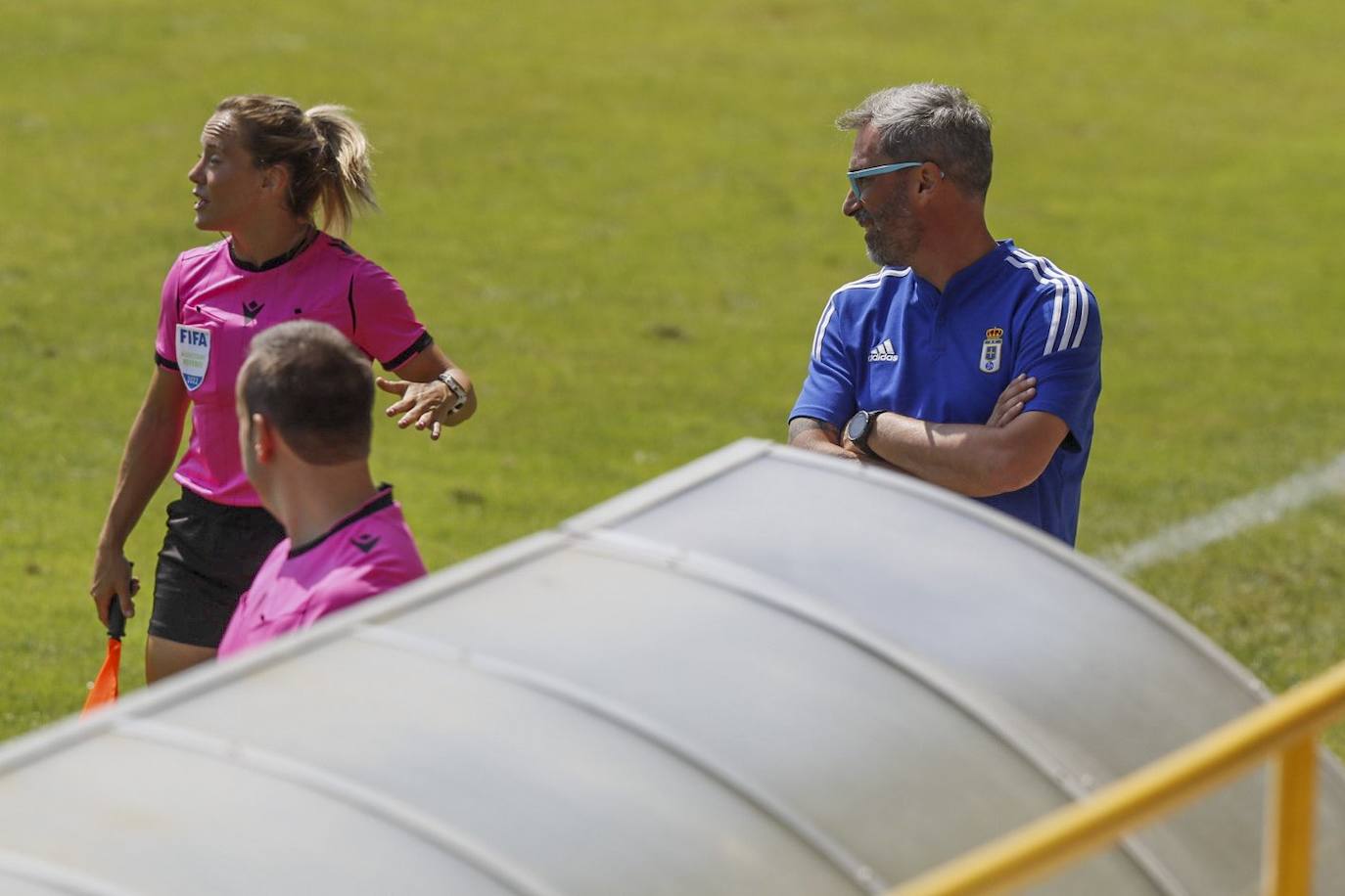 Jon Pérez Bolo, durante el partido entre el Real Oviedo y el Eibar. 