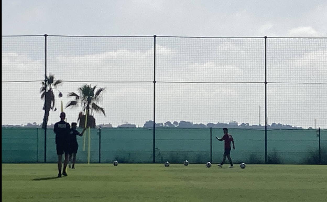 Sporting | Manu García se entrena en solitario