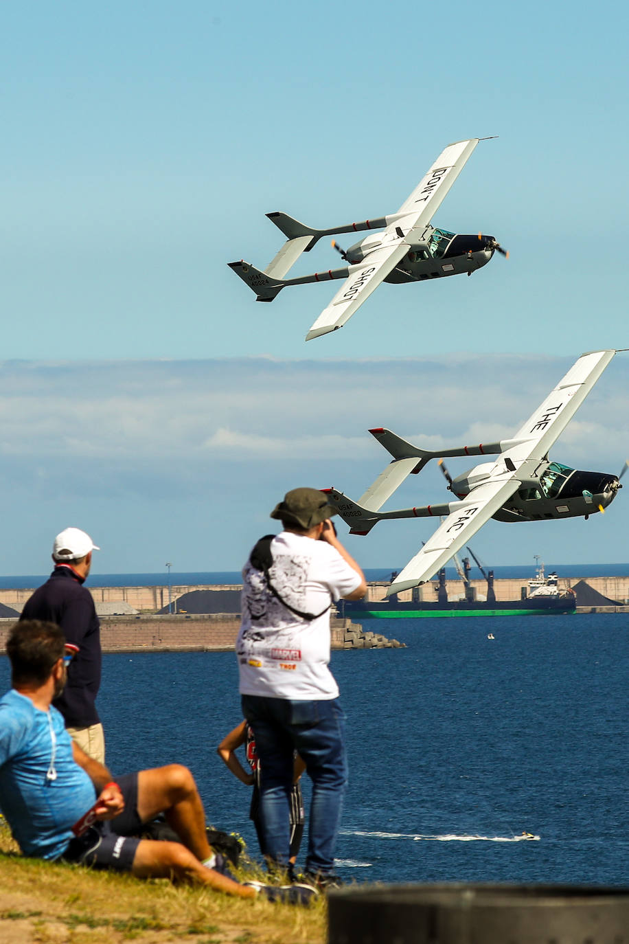 Fotos: Gijón disfruta de los preparativos del Festival Aéreo