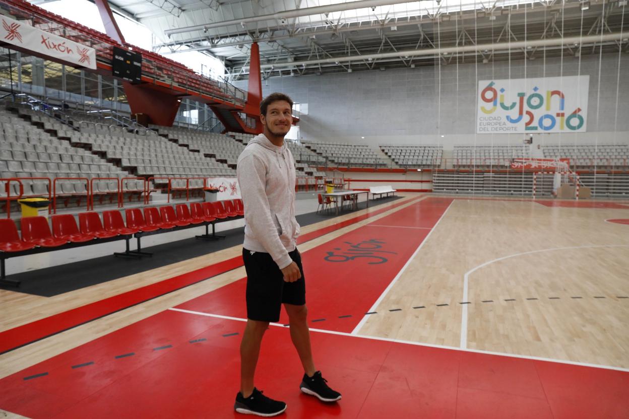 Pablo Carreño, en el que será el escenario del torneo. 