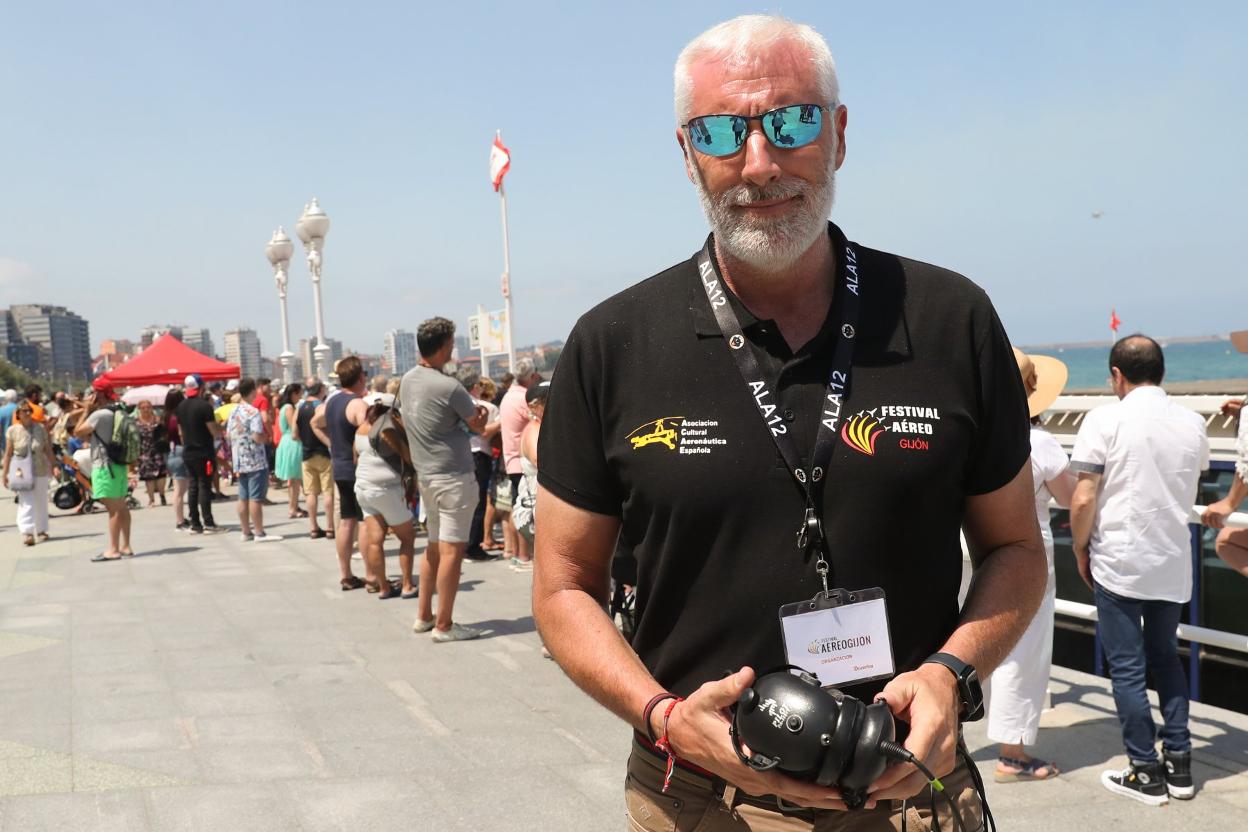 Pablo González, director del Festival Aéreo de Gijón.