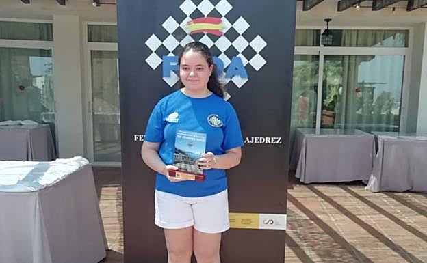 Paula Martínez, subcampeona de España femenina.