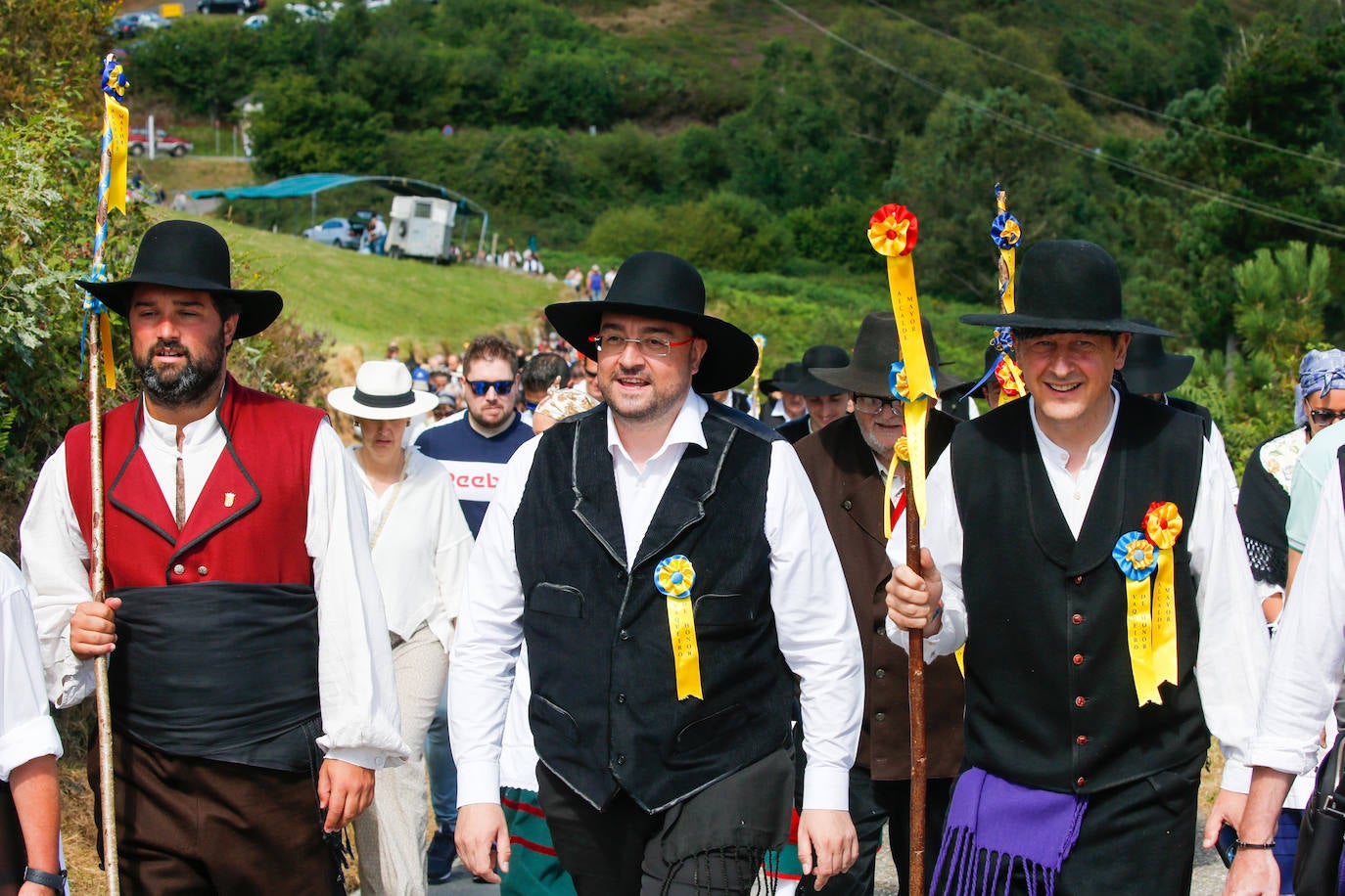 Fotos: Julio Fernández y Sonia Areces se dan el &#039;sí quiero&#039; en la boda vaqueira de Aristébano