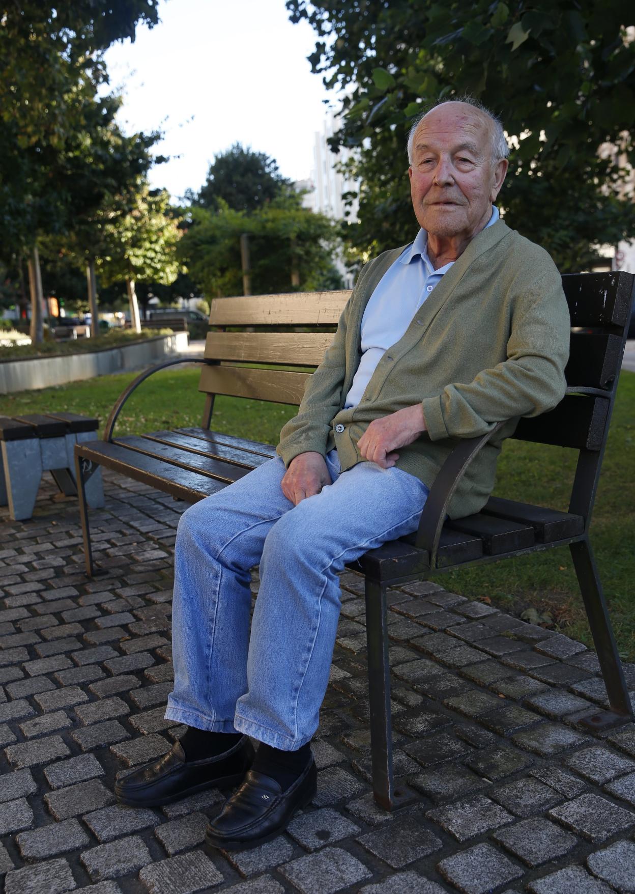 Cándido Viñas, párroco de Tremañes durante más de treinta años. 