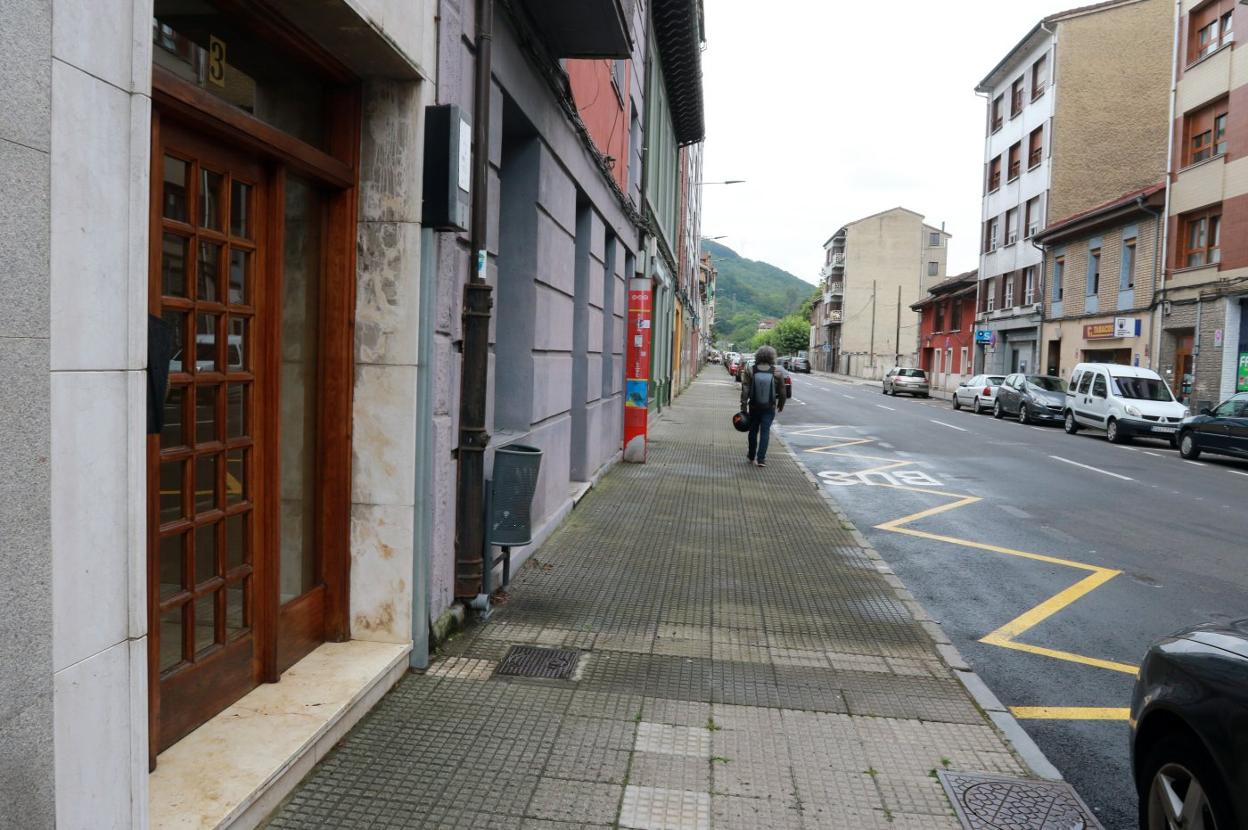 Zona de la calle Gabino Alonso de Lada donde se produjo la sangrienta pelea. 