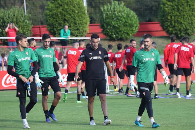 Fotos: Entrenamiento del Sporting (16-08-22)