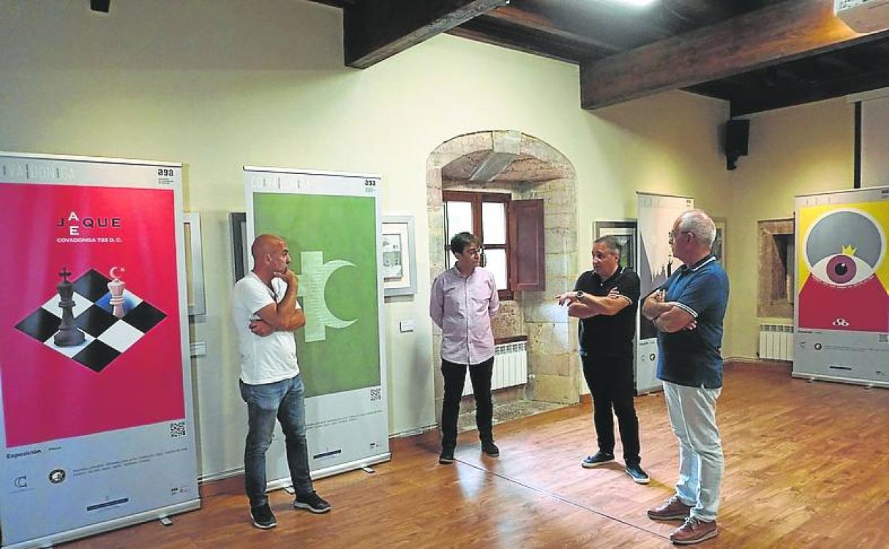 Marcelino de la Fuente, José Sánchez, Tomás Fano y Antón García. 