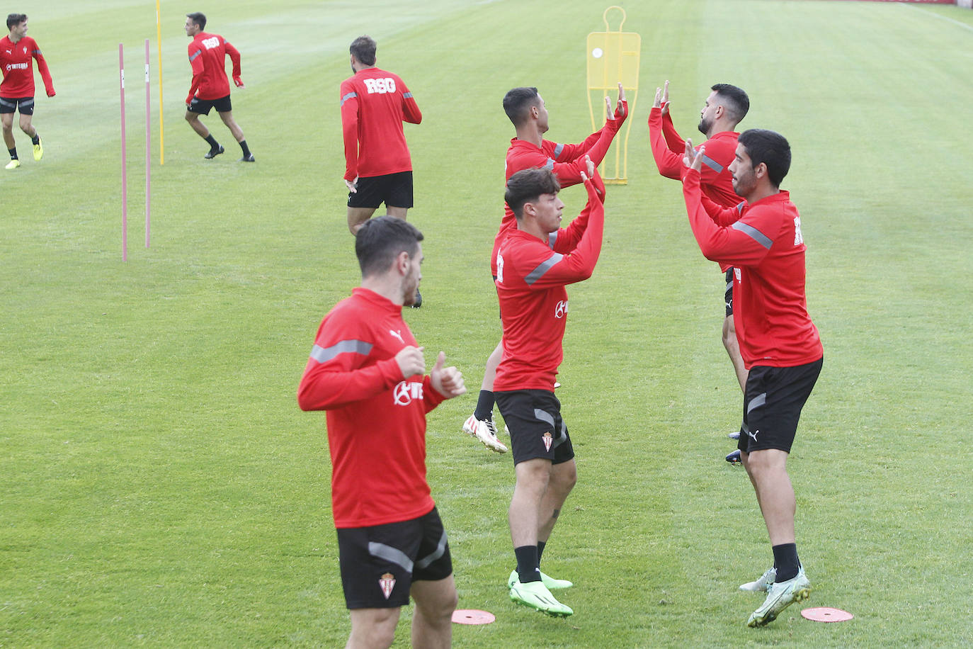 Fotos: Entrenamiento del Sporting (18-08-22)