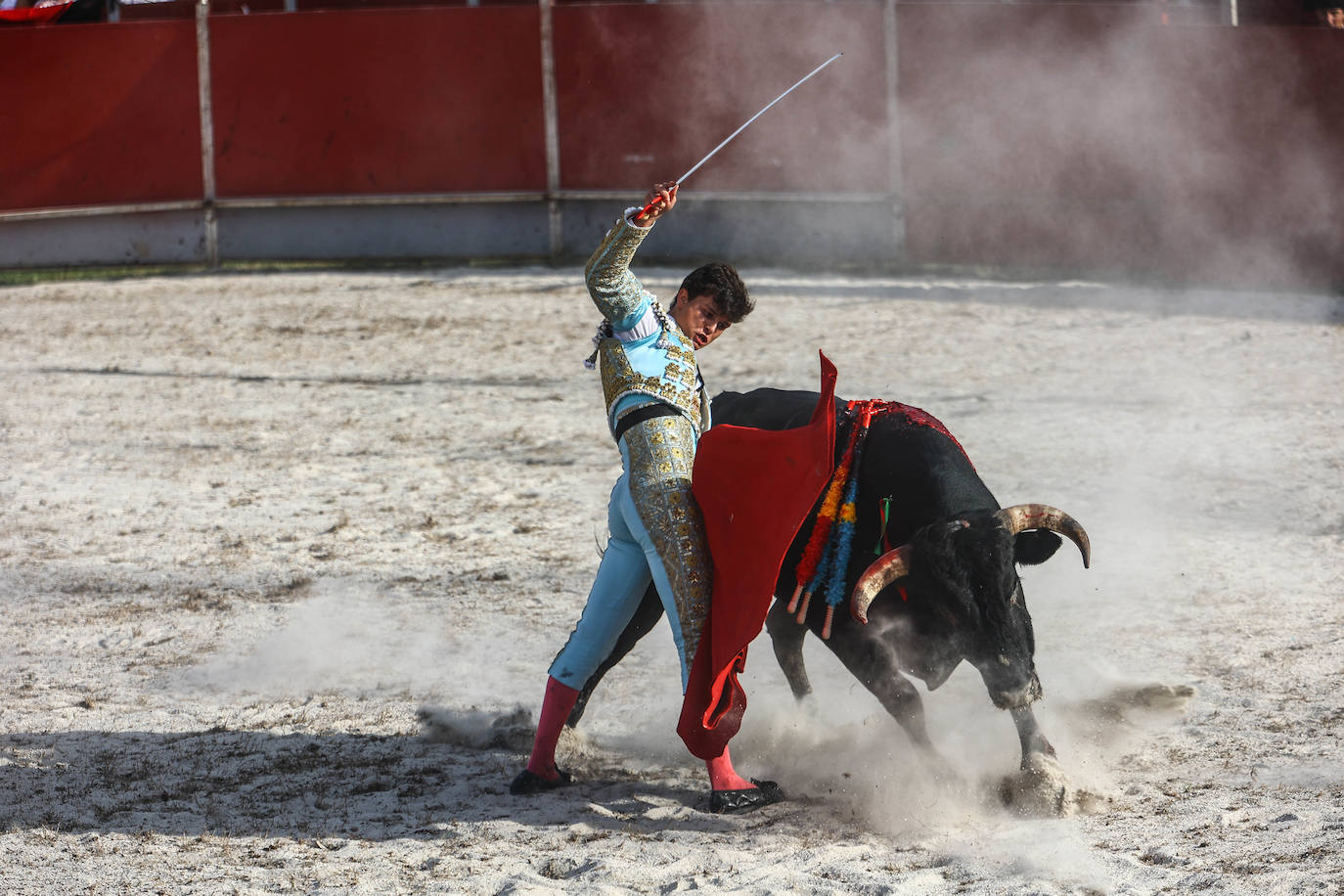 Fotos: Tensión y toros en Benia de Onís