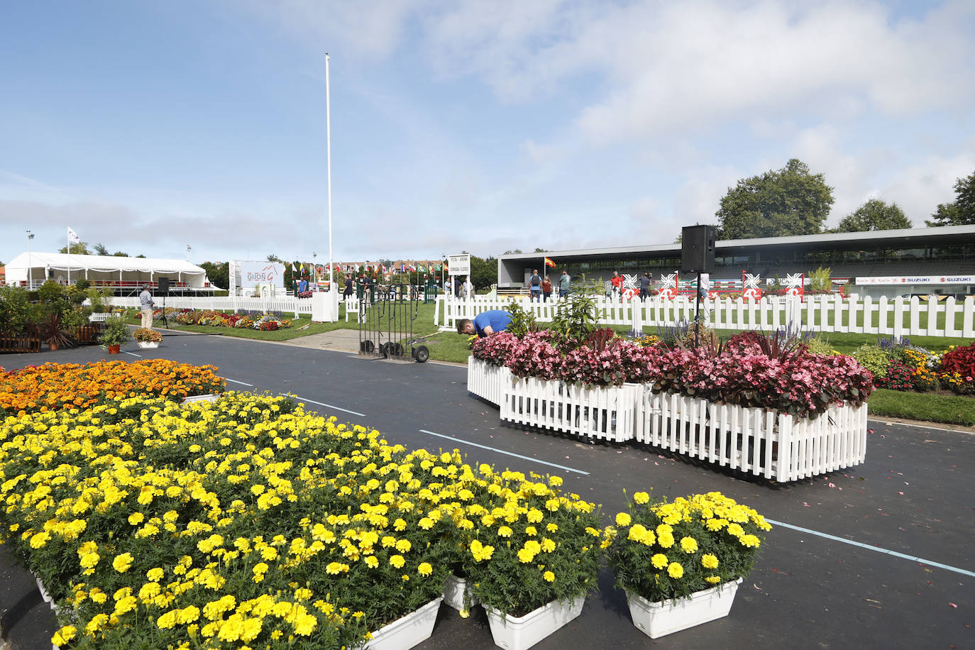 Fotos: Las Mestas, listas para acoger el Hípico