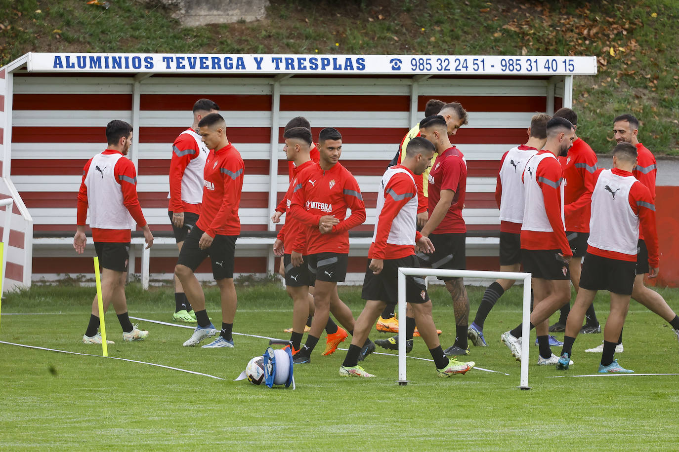 Fotos: Entrenamiento del Sporting (26-8-2022)