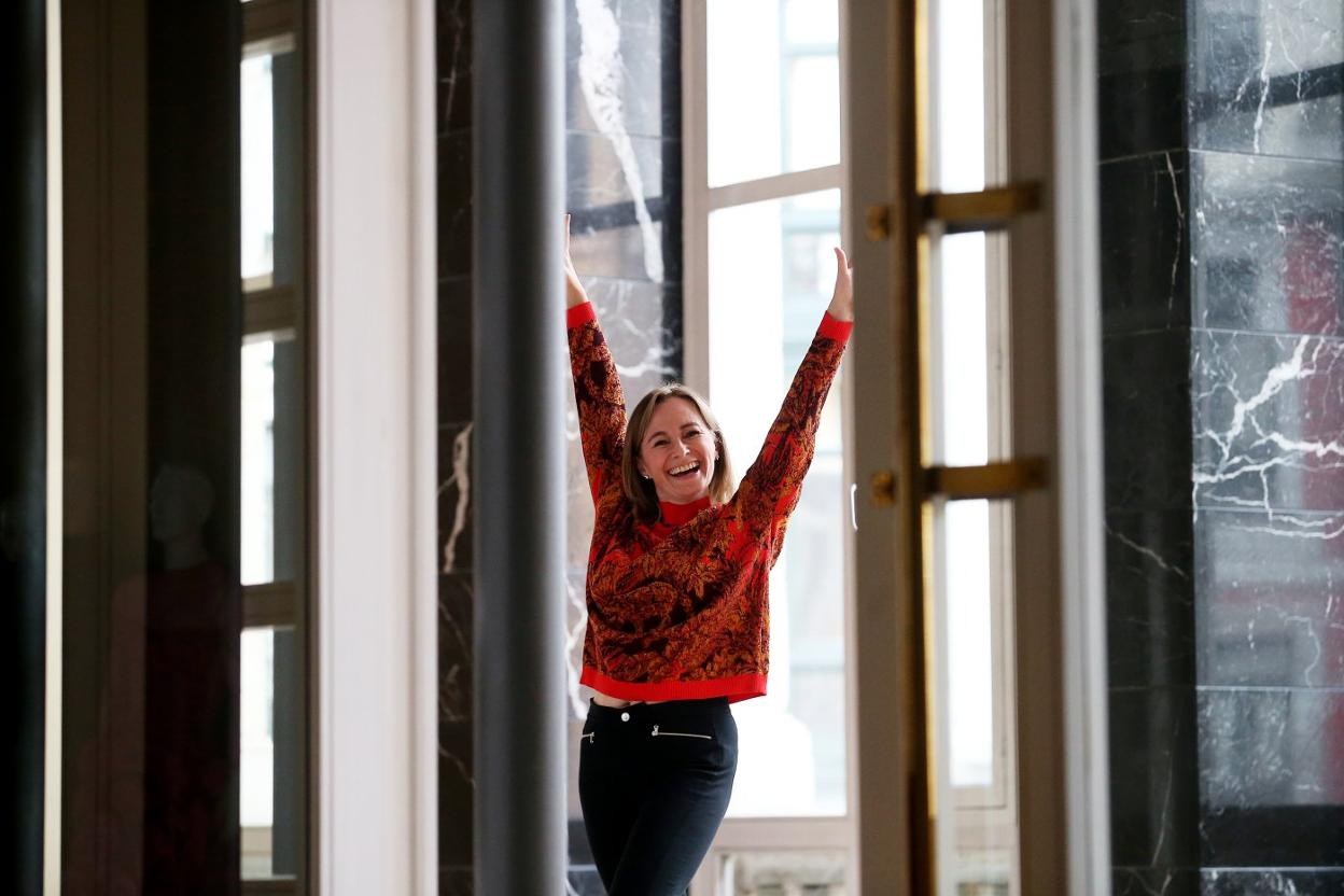 La mezzosoprano bielorrusa Marina Pinchuk, en el Teatro Campoamor. 