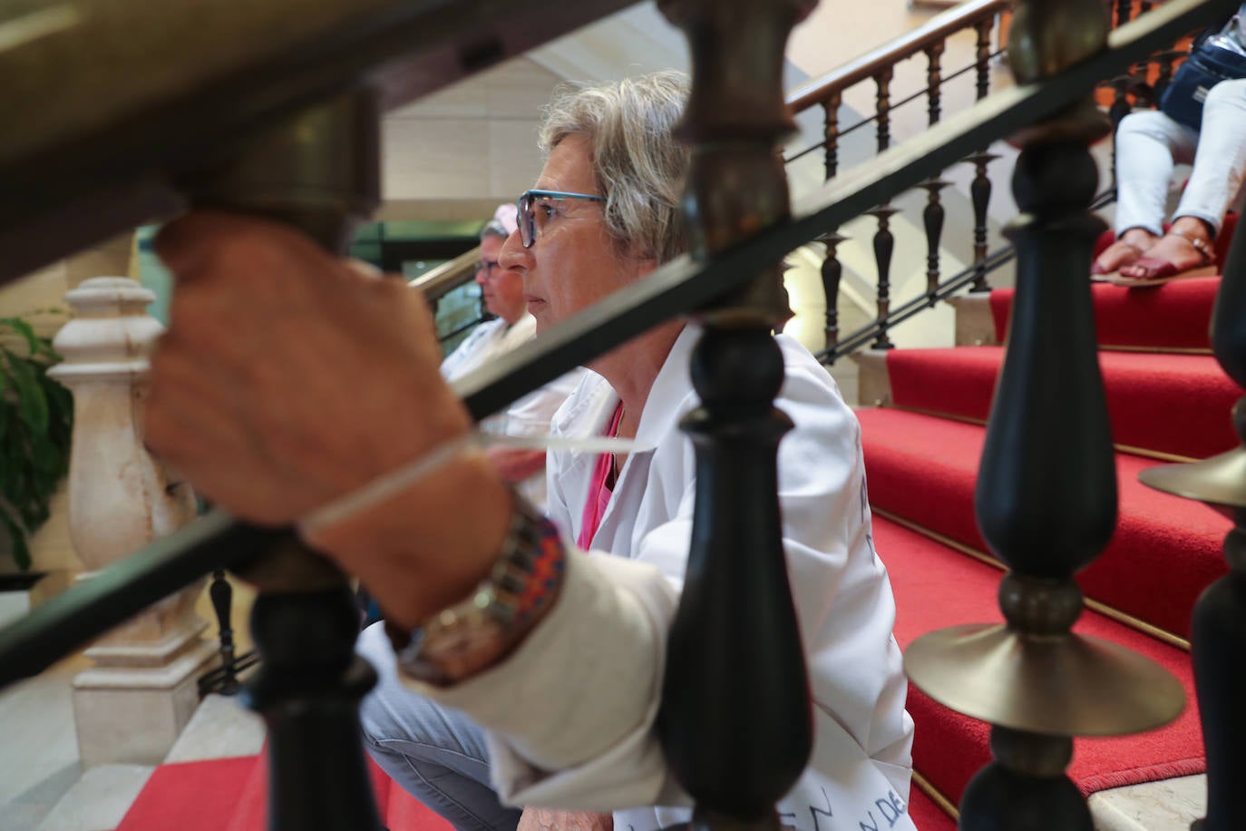 Fotos: Protestas de las trabajadoras de ayuda a domicilio en el Ayuntamiento de Gijón