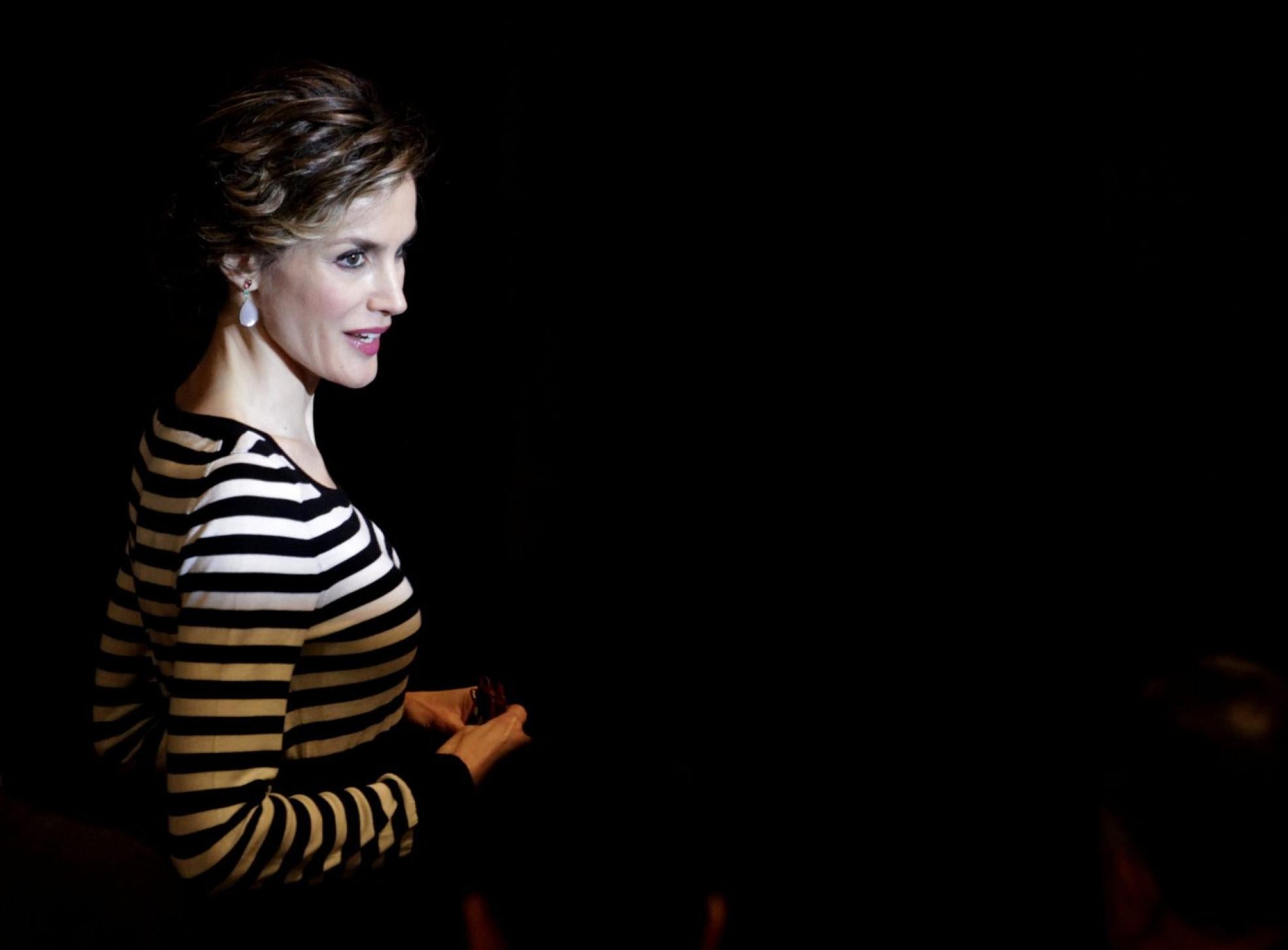 La Reina, en uno de los 3.000 actos que ha protagonizado hasta la fecha.