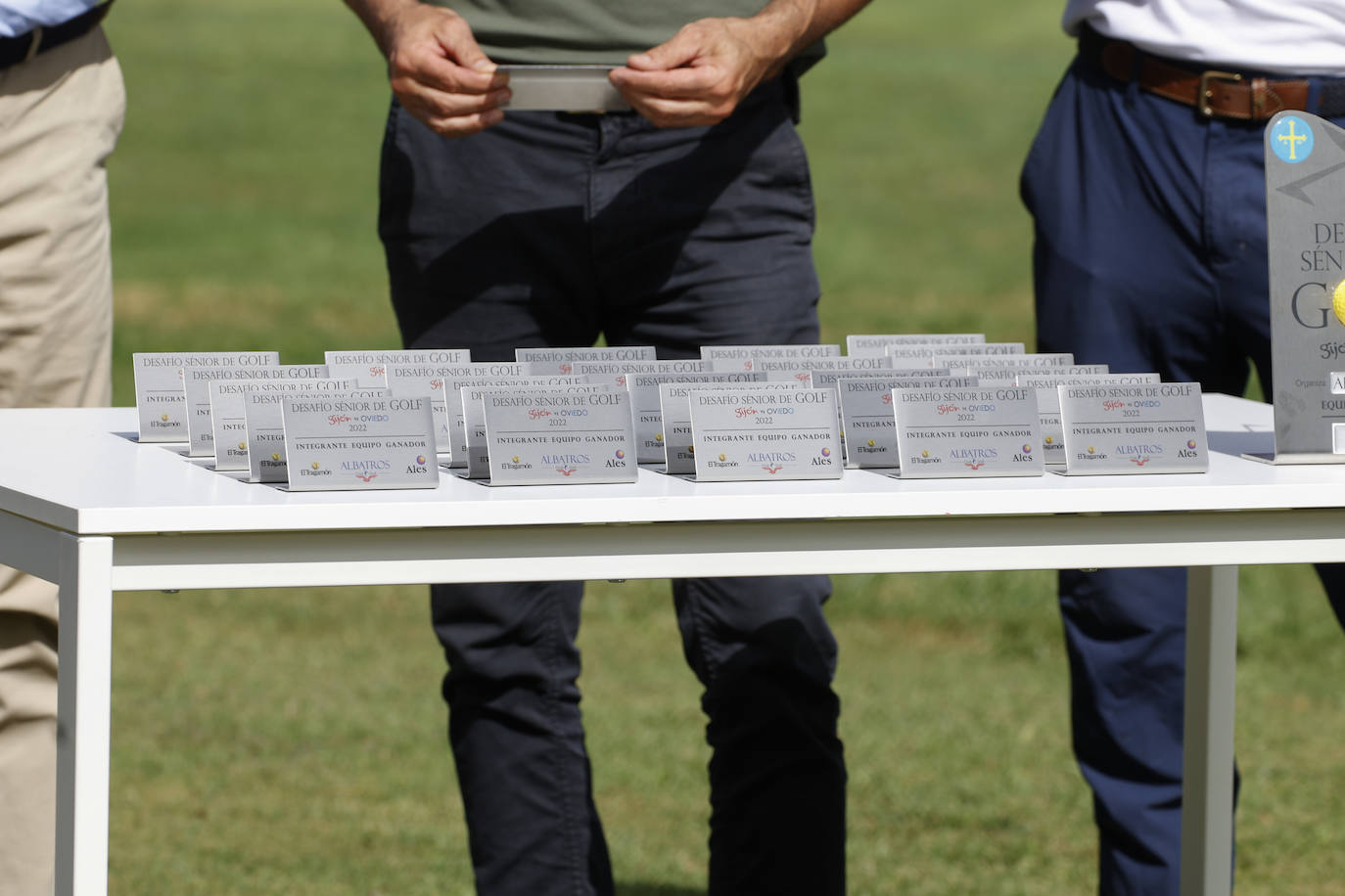 Fotos: Gijón no da tregua sobre los greens de El Tragamón