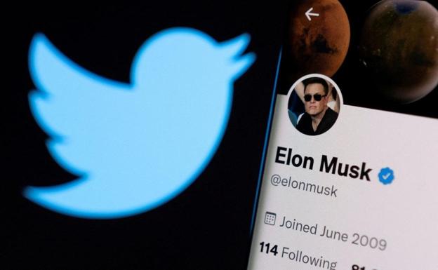 La cuenta de Twitter de Elon Musk. 