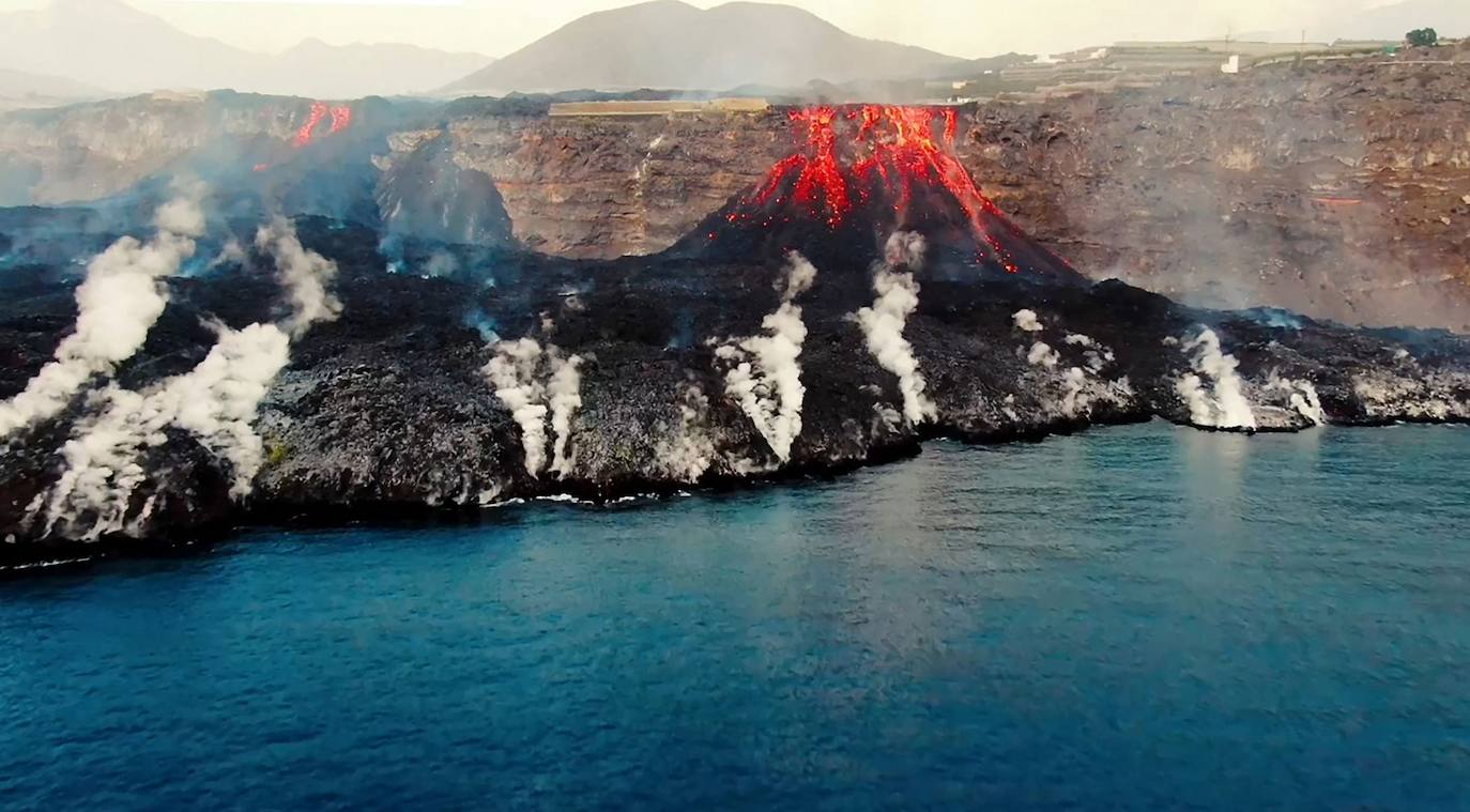 Fotos: Las imágenes más impactantes del volcán de La Palma