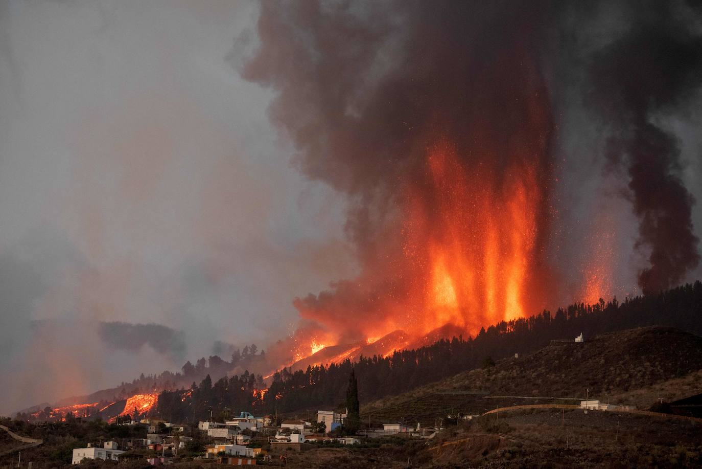 Fotos: Las imágenes más impactantes del volcán de La Palma
