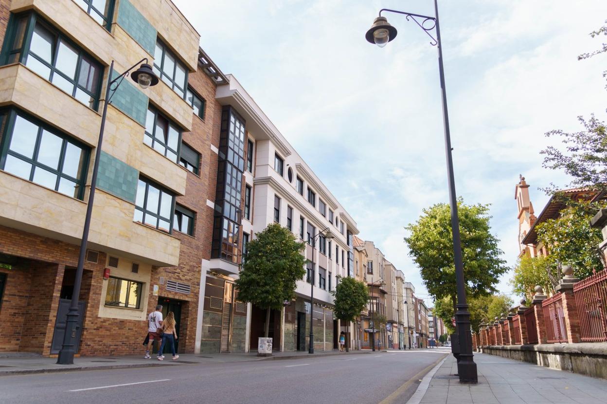La calle Mariano Pola, donde se produjo la agresión. 