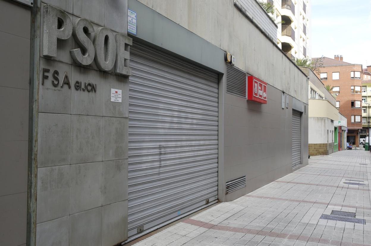 Sede de la Casa del Pueblo en Gijón, en la calle Argandona. 