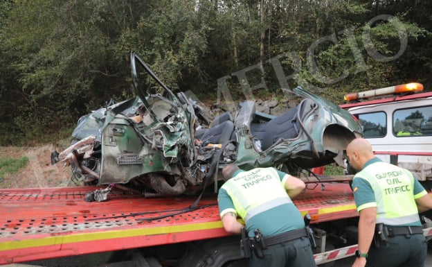 Fotos: Grave accidente en la A-66 a la altura de Soto de Ribera