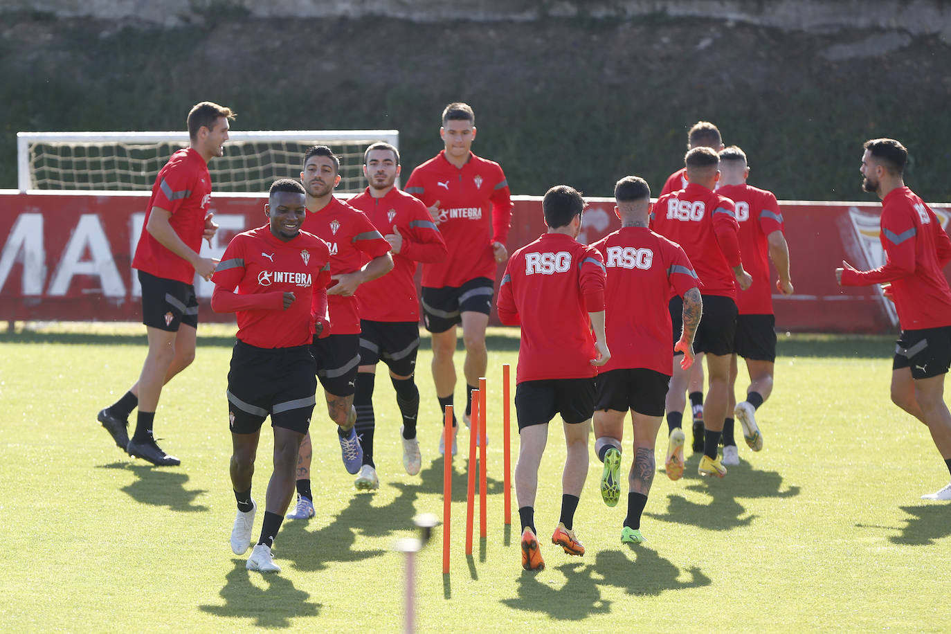 Fotos: Entrenamiento del Sporting (22-09-2022)