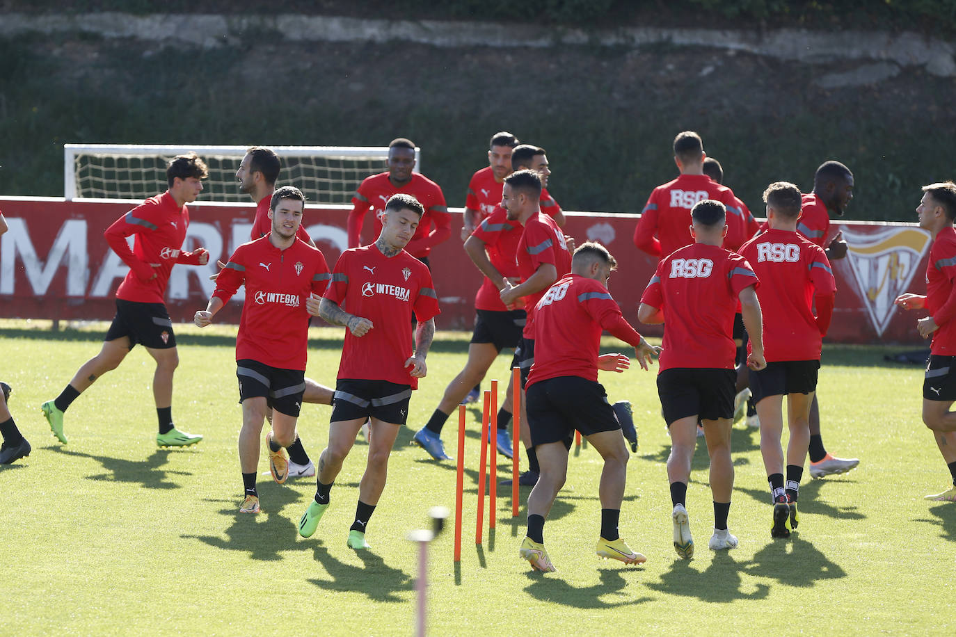 Fotos: Entrenamiento del Sporting (22-09-2022)