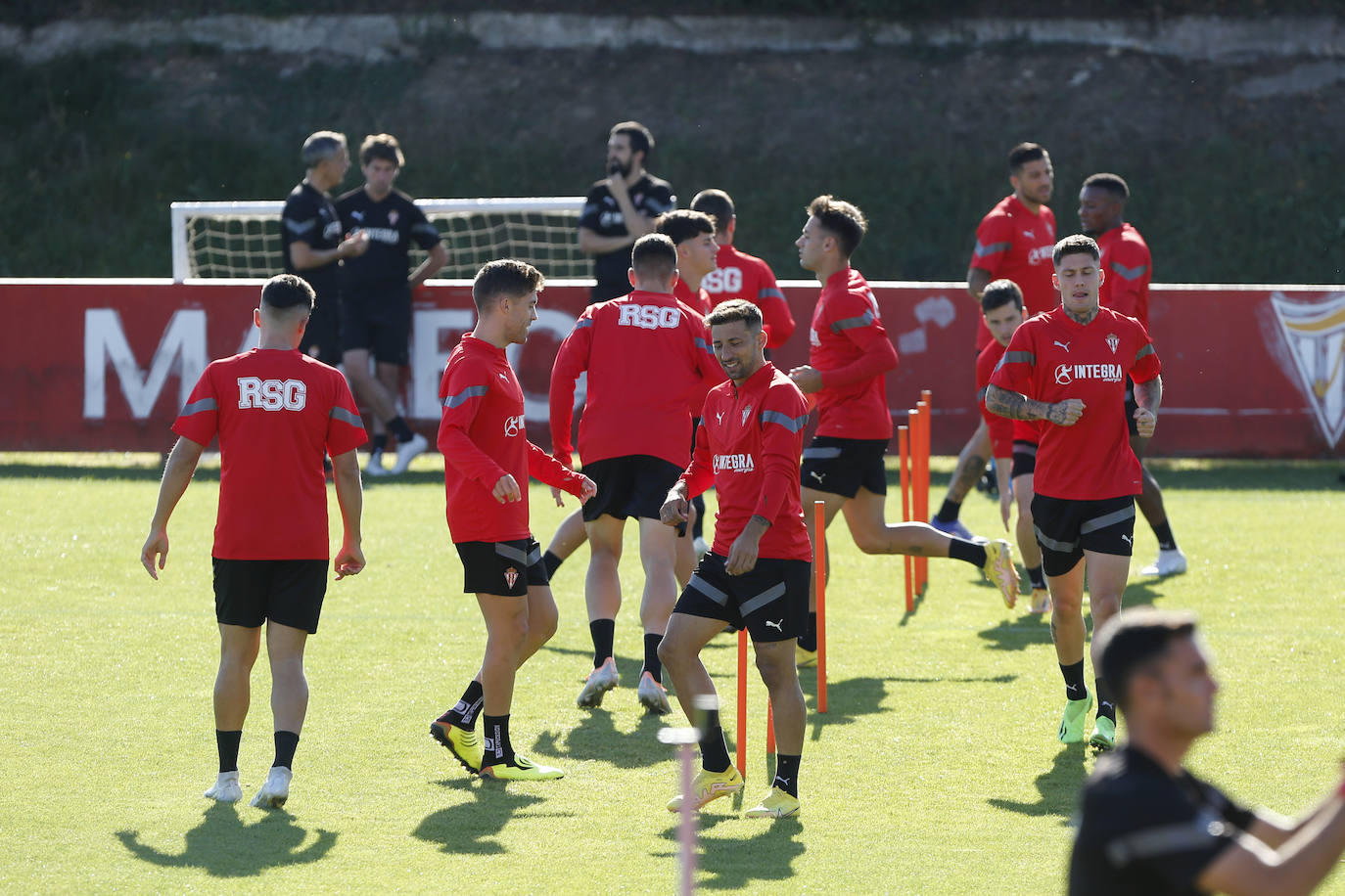 Fotos: Entrenamiento del Sporting (22-09-2022)